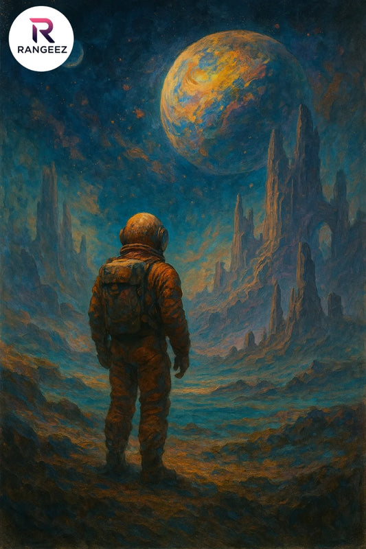 Cosmic Explorer | Premium Printed Canvas Wall Art