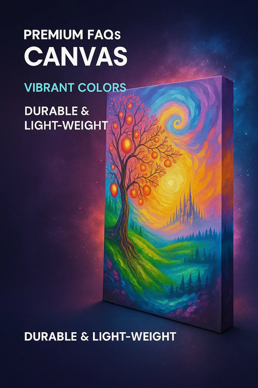 Radiant Fantasy Canvas – Premium Vibrant Wall Art