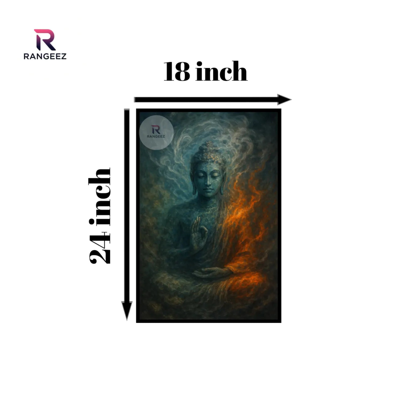 "Mystic Buddha Serenity Canvas Wall Art | Spiritual Zen Decor for Peaceful Living"