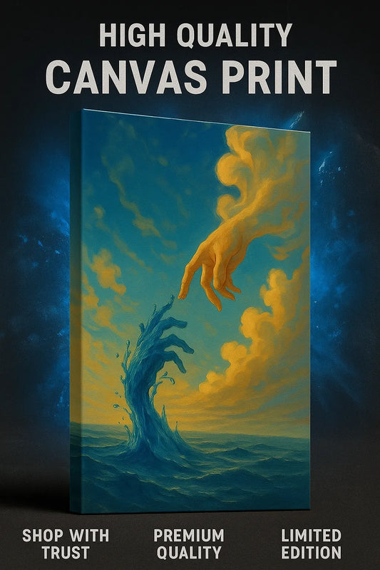 Eternal Touch – Limited Edition Premium Canvas Print | Rangeez Exclusive